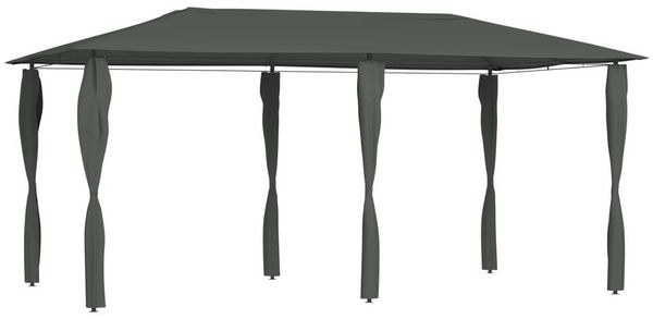 vidaXL Pavillon mit Pfostenverkleidung 2,98x5,3x2,59 m Grau 160 g/m² 313619 Bild 7