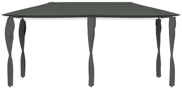 vidaXL Pavillon mit Pfostenverkleidung 2,98x5,3x2,59 m Grau 160 g/m² 313619 Bild 2