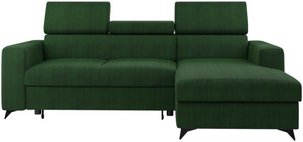 Ecksofa Kiarge Premium Cord (Farbe: Poso 14, Seite: Rechts 2R+LC)