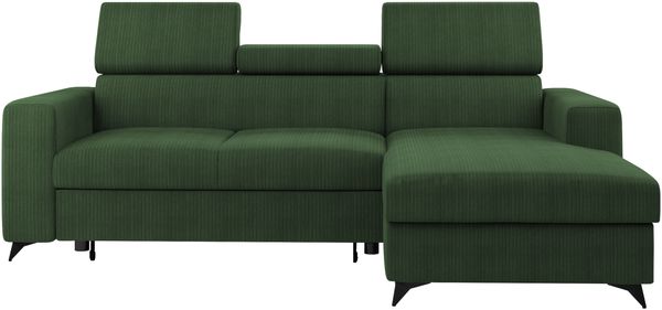 Ecksofa Kiarge Premium Cord (Farbe: Poso 14, Seite: Rechts 2R+LC)