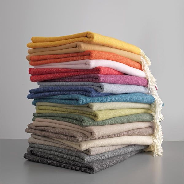 Eagle Products Plaid Boston | 130x200 cm | wollweiss