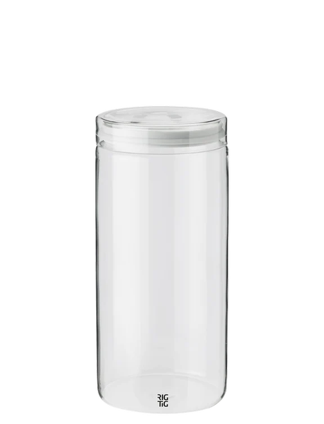 Stelton Store-It Ahfbewahrungs-Glas 1,5 l light grey