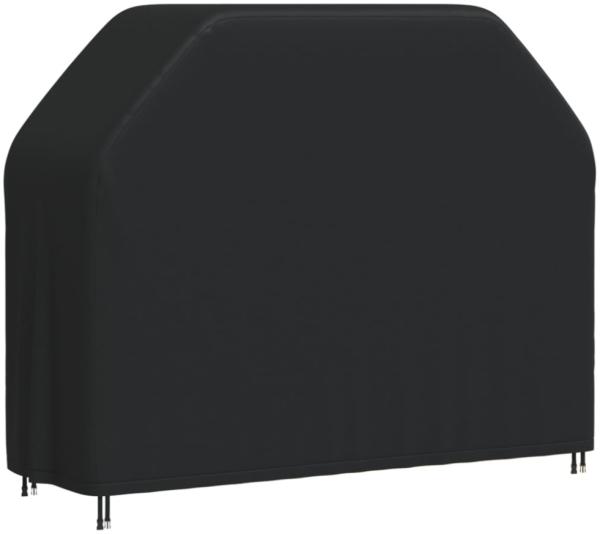 vidaXL Grillabdeckung 162x61x122 cm Schwarz 420D Oxford 359678