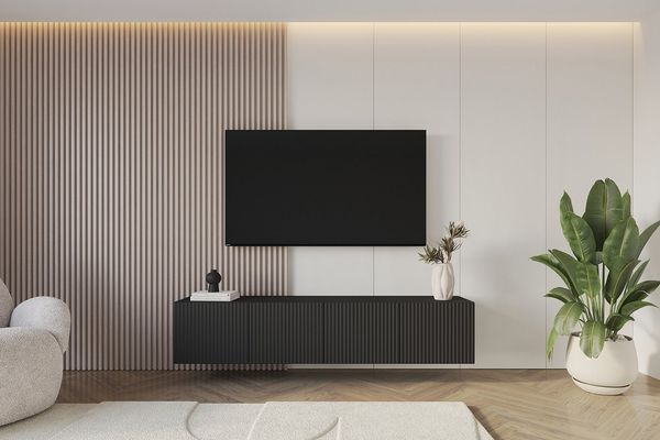 ALTDECOR Lowboard NOA-2 (2 St, TV-Schrank, TV Möbel, TV Cabinet, Fernsehtisch hängend 2x100 cm), Fernseher schrank, TV Kommode, TV Tisch, TV Sideboard, TV Boar