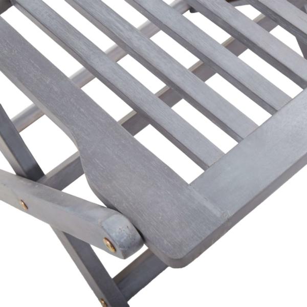 vidaXL Klappbare Gartenstühle 2 Stk. Massivholz Akazie 46335 Bild 6
