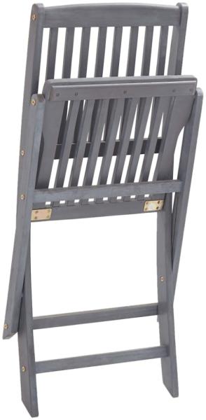 vidaXL Klappbare Gartenstühle 2 Stk. Massivholz Akazie 46335 Bild 8