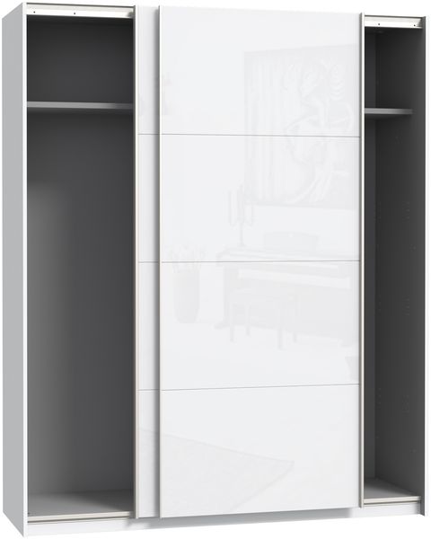 Schwebetürenschrank >Starlet Plus< in Weiß/ Weiß Glanz, 170,3x209,7x61,2cm B/H/T Bild 5