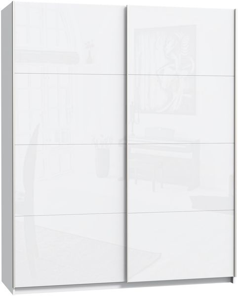 Schwebetürenschrank >Starlet Plus< in Weiß/ Weiß Glanz, 170,3x209,7x61,2cm B/H/T Bild 3