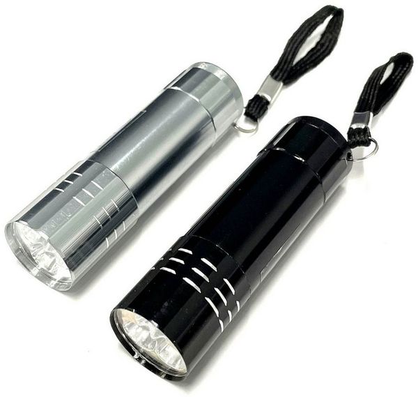 HAC24 LED Taschenlampe Taschenlampe Mit 3 Power Leds Extreme Helligkeit (1-St), inkl. Batterien