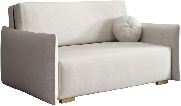 Sofa Viva Glov III mit Schlaffunktion, 3 Sitzer Schlafsofa mit Bettkasten (Farbe: Soul 01)