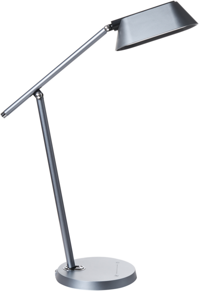 LED Schreibtischlampe LEONIS mit Dimmer Grau