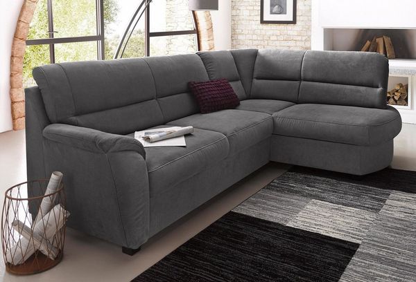 sit&more Ecksofa Pandora L-Form, wahlweise mit Bettfunktion und Bettkasten