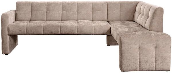 exxpo - sofa fashion Essbank Barista, bequem und elegant, hohe Bodenfreiheit, Eckbank Barista bequem und elegant, hochwertige Detailverarbeitung