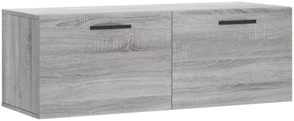 vidaXL Wandschrank Grau Sonoma 100x36,5x35 cm Holzwerkstoff 830162