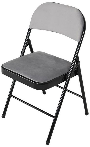 HTI-Living Stuhl Klappstuhl Velvet Gestell Schwarz (Stück, 1 St), Küchenstuhl Campingstuhl Bestuhlung Events