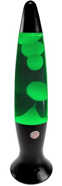 Lavalampe "CTL Funky LED" 40cm RGB Wasser & Wachs: Klar, Body: schwarz