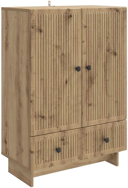 vidaXL Sideboard Artisan-Eiche 66 x 34,5 x 95 cm Holzwerkstoff 893984