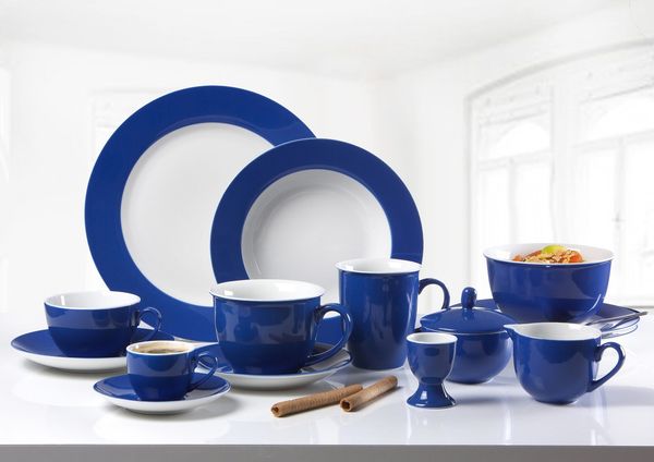 Espressotassen - Set 12 tlg. Doppio indigo-blau