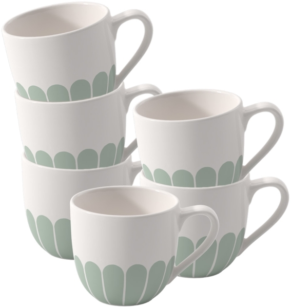 Villeroy & Boch Fleur Couleur Espressotasse 70 ml 6er Set - Vert