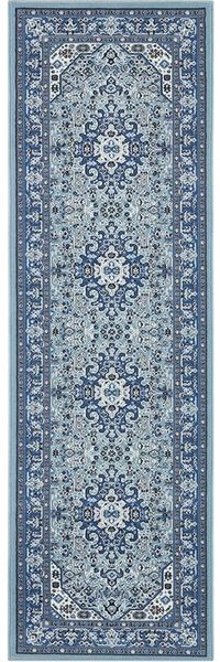NOURISTAN Teppich Orientalischer Kurzflor Teppich Skazar Isfahan hellblau, rechteckig, Höhe: 9 mm