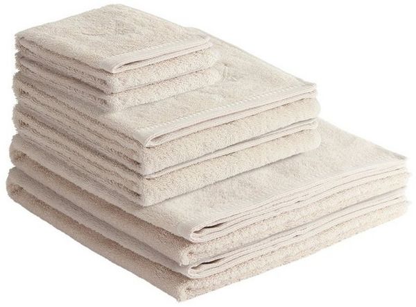 Sansibar Sylt Handtuch Set Sansibar Sylt Handtuch Set Frottier-Serie Classic Nr. 3 (Set, 6-tlg), (Set, 6-St), mit hochwertiger Säbelstickerei