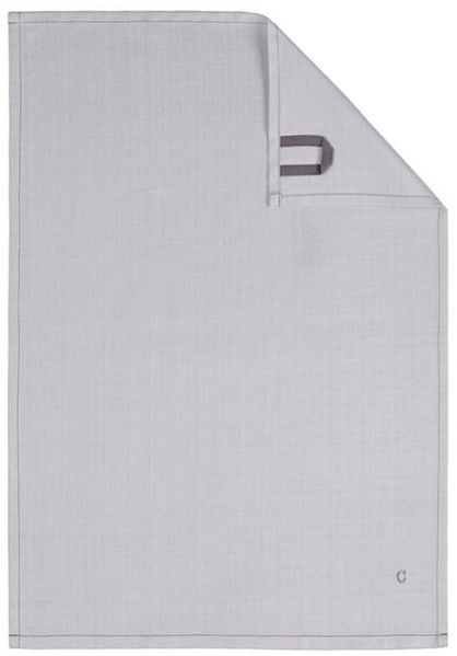 Cawö Geschirrtuch SOLID UNI BL 50x70 cm silber