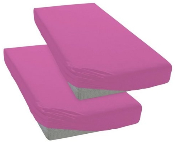 my home Spannbettlaken PHYSALIS, Jersey, Gummizug: rundum, (2 Stück), 100% Baumwolle, Matratzen bis 18 cm Höhe, Bettlaken, Spannbetttuch Bild 4