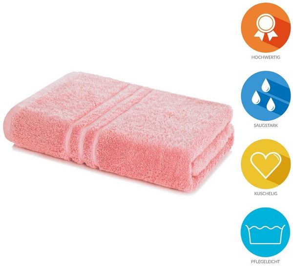 Lavea Badetuch Duschtuch 100x150 cm Elena Frottee Duschhandtuch, 100% Baumwolle, 500 g/m² Frottier, weich & saugstark, pflegeleicht
