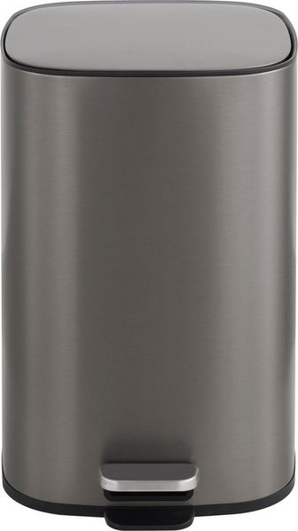 OTTO home Mülleimer Keenna, Soft Close, mit verstecktem Griff, Treteimer für Küche oder Bad, Abfalleimer mit Deckel