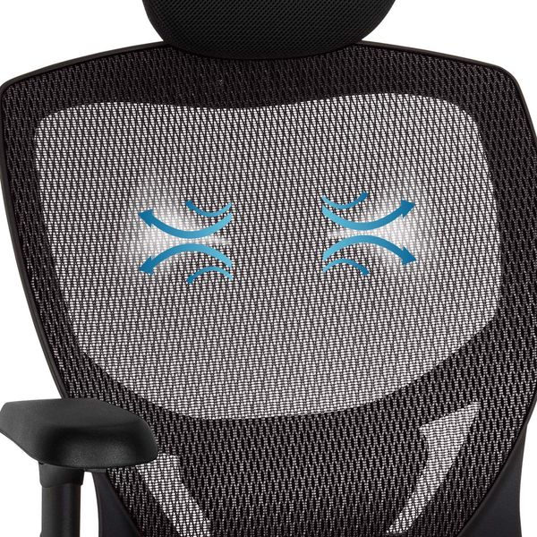 hjh OFFICE High End Bürostuhl VENUS BASE Stoff Grau/Schwarz Bild 10