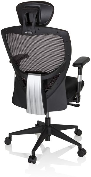 hjh OFFICE High End Bürostuhl VENUS BASE Stoff Grau/Schwarz Bild 6