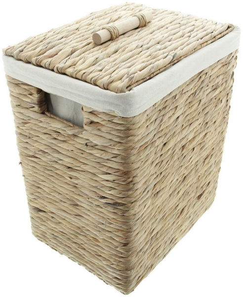 Wäschekorb Wasserhyazinthe Wäschebox Aufbewahrungskorb Wäschetruhe Bad Korb Bild 5