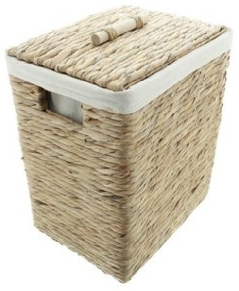 Wäschekorb Wasserhyazinthe Wäschebox Aufbewahrungskorb Wäschetruhe Bad Korb Bild 6