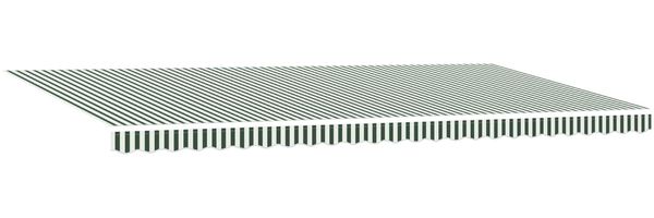 vidaXL Ausziehbare Markise Grün und Weiß 600 x 300 cm 3331699 Bild 4