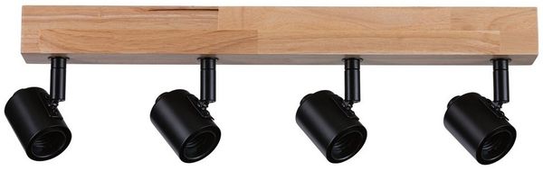Paulmann 66773 Spotlight Arvid 4-flammig E27 230V max. 20W Schwarz Holz