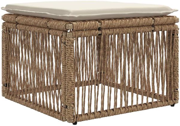 vidaXL Gartensofa-set 11 pcs Beige Poly-Rattan 3434454 Bild 4