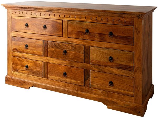 Kommode Akazie 145x49x85 honig lackiert OXFORD #0524