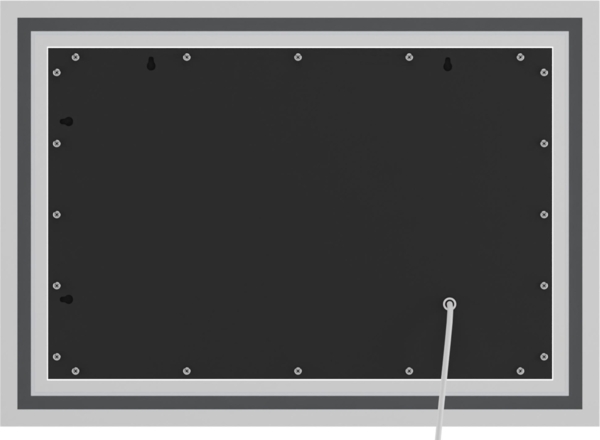 CLP Badspiegel Jaffrey Anti-Beschlag Quer- und Hochformat LED dimmbar 3 Licht-Modi,50x70 cm Bild 7