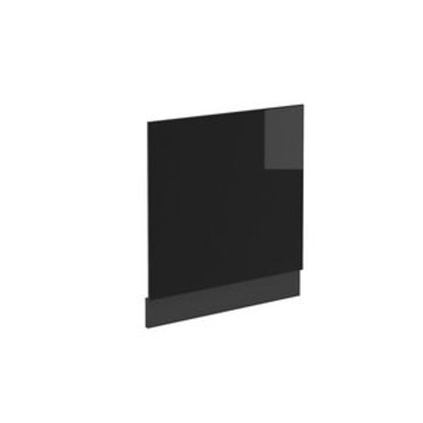 Frontblende R-Line Schwarz Hochglanz 60 cm ohne Arbeitsplatte Vicco Bild 6