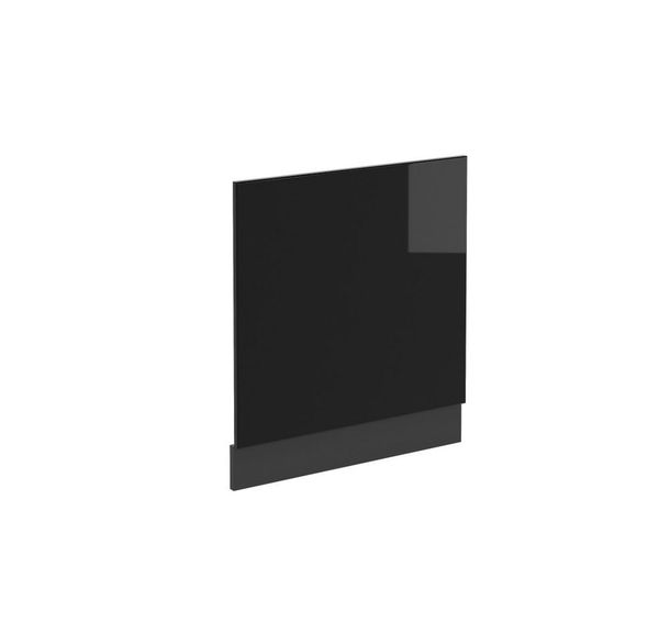 Frontblende R-Line Schwarz Hochglanz 60 cm ohne Arbeitsplatte Vicco Bild 5
