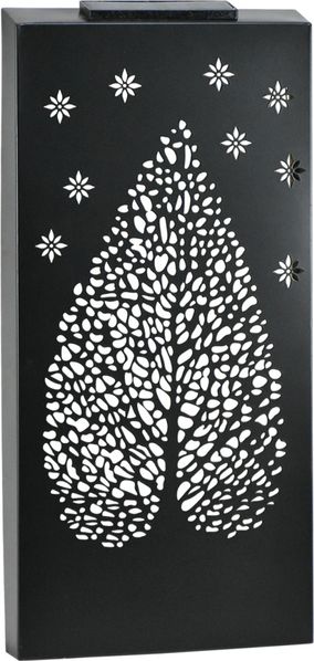 HTI-Living LED Solarleuchte Solarleuchte Blatt, Ein-/Ausschalter, LED, warmweiß, Solarleuchte Gartenleuchte
