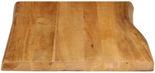 vidaXL Tischplatte mit Baumkante 80x60x2,5 cm Massivholz Mango 370764 Bild 4