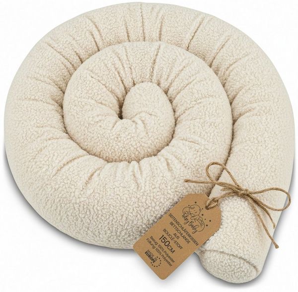 Totsy Baby Seitenschläferkissen Bettschlange Body Pillow - Kopfkissen lang Bettrolle Schlafkissen