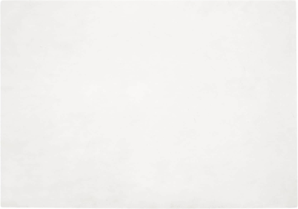 vidaXL Kunstfell Hasen Teppich Olite Weiß 160 x 230 cm Polyester 42021616