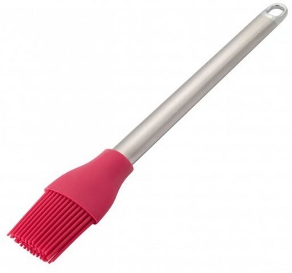 axentia Backpinsel Backpinsel, Silikon, mit Edelstahlgriff 132764