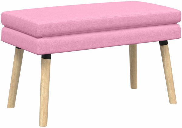 vidaXL Doppellagige Bank Rosa 80 x 40 x 47 cm Stoff 42038443