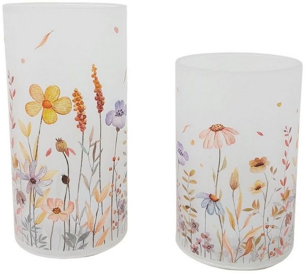 formano Tischleuchte Wiesenblumen, LED-Lichterkette, mit Timer, Mehrfarbig, Blumenwiese, H: 18cm