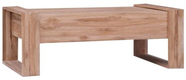 vidaXL Couchtisch 110×60×40 cm Teak Massivholz [287892] Bild 5