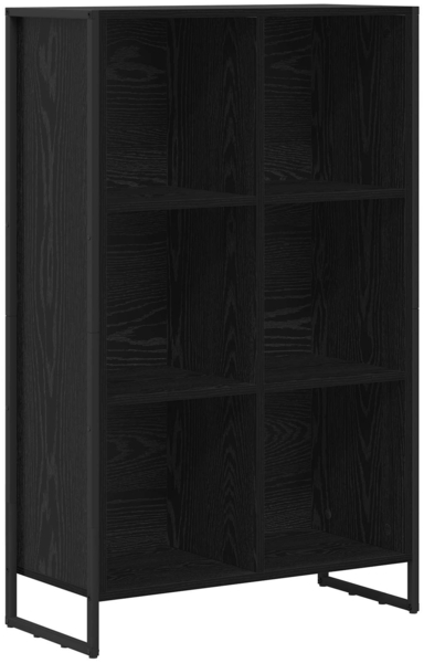 vidaXL Bücherregal Schwarz Eichen-Optik 99,5 x 30 x 108,5 cm 886534