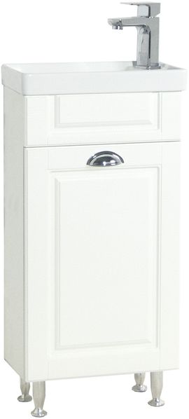 VCM Badmöbel Waschtisch Casalo 918718 Weiß H. 83 x B. 41 x T. 22 cm